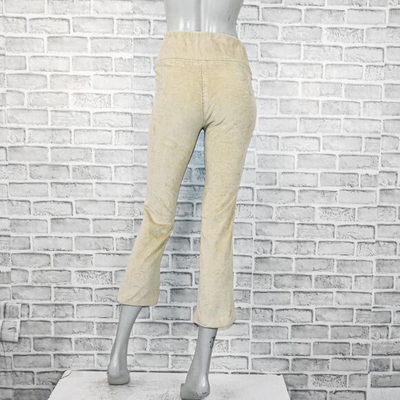 SPRWMN Los Angeles Women's Ankle Flare Corduroy Pants in Beige size Small $275 - Picture 4 of 13